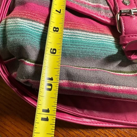 Betseyville Multicolor Striped Crossbody/Shoulder Bag GUC - Picture 9 of 9